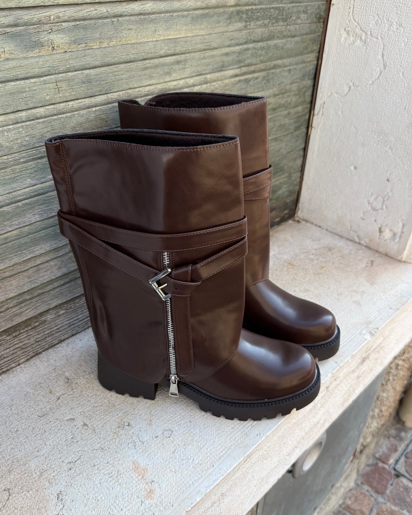 Stivaletto Double Brown