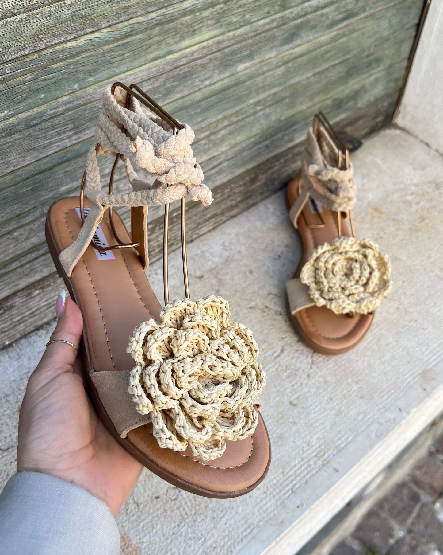 Sandalo Malaga Beige