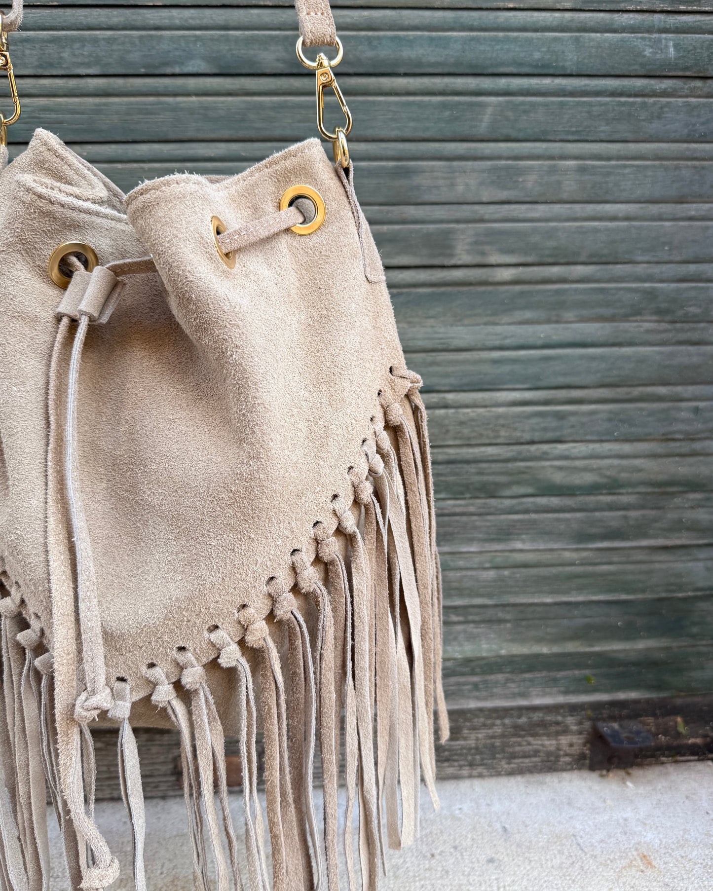 Borsa Secchiello Beige