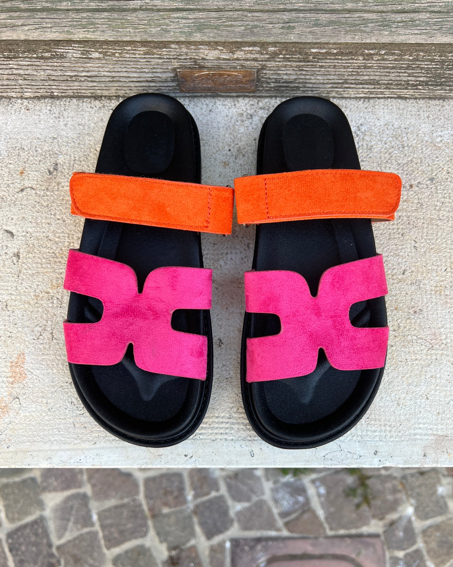 Ciabatte Emma Bicolor Fucsia