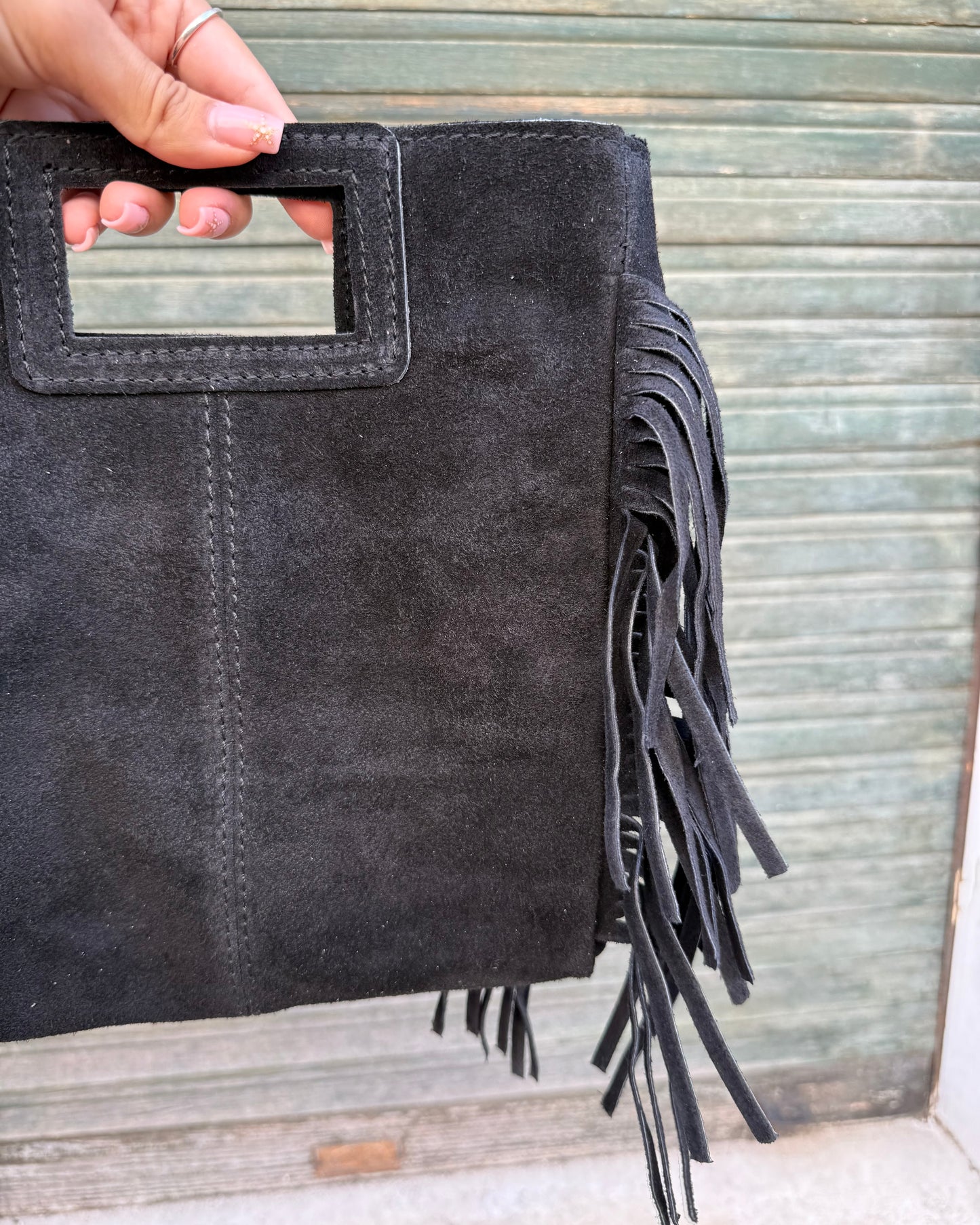 Borsa Cheyenne Vera Pelle Nera