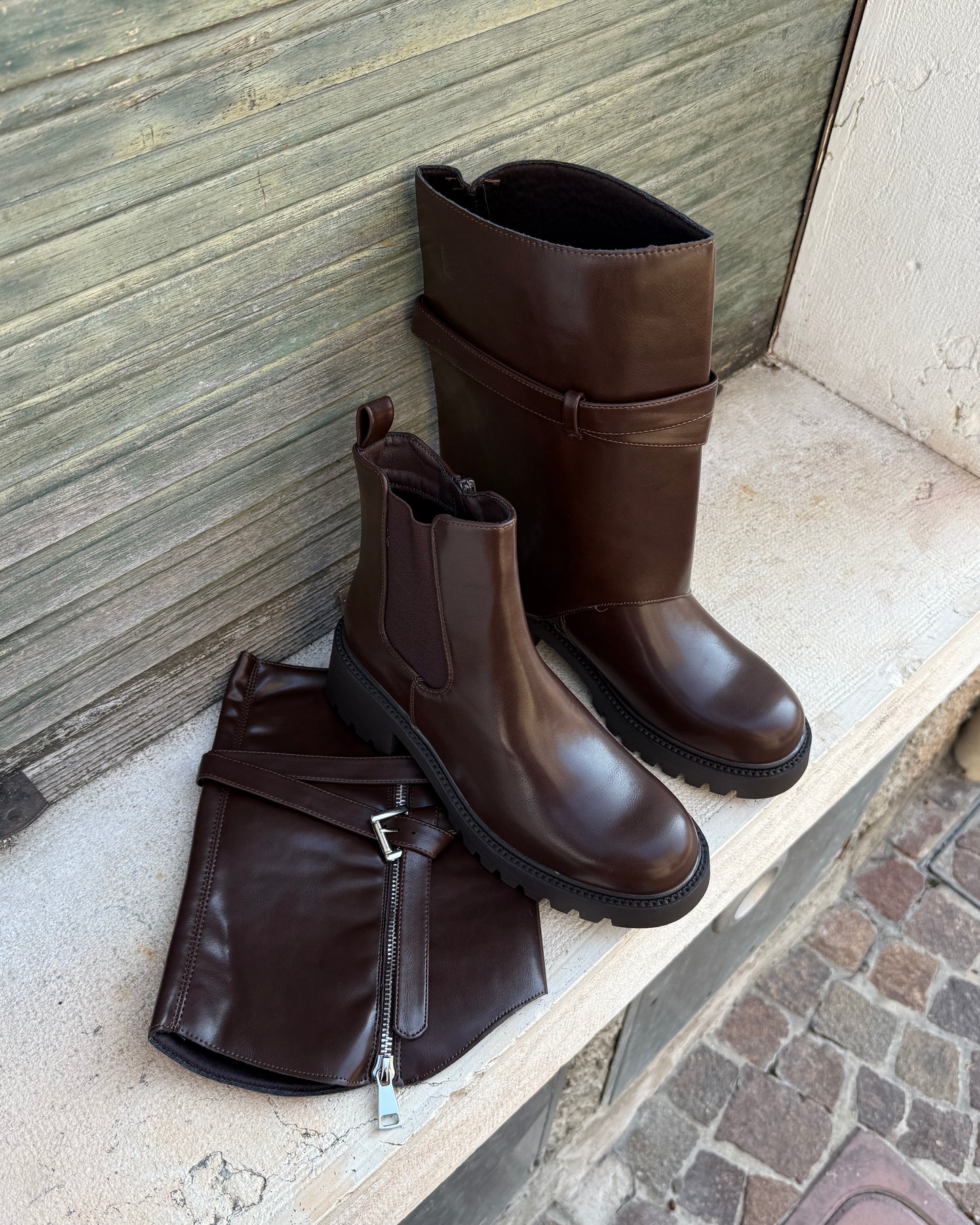 Stivaletto Double Brown