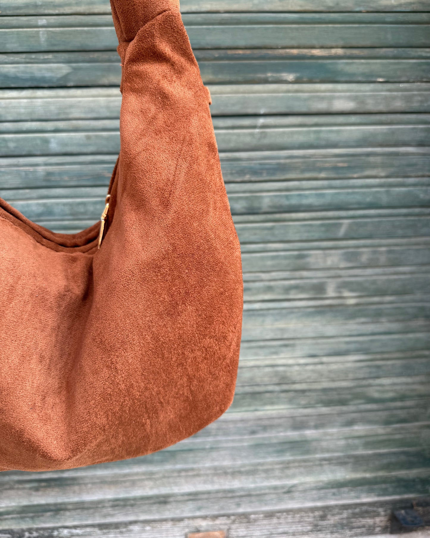 Borsa Paris Suede Camel