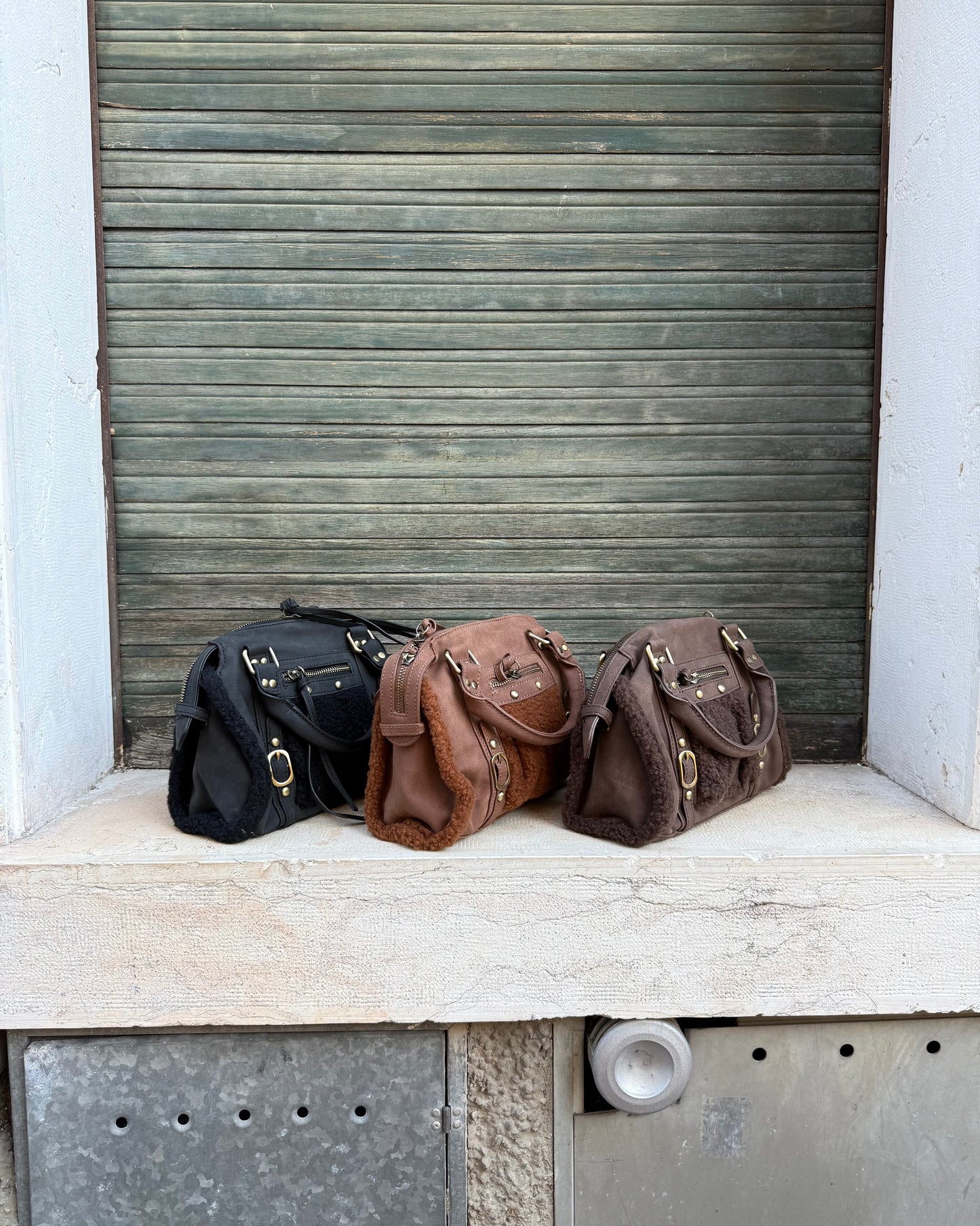 Borsa Angelica Pelo Brown