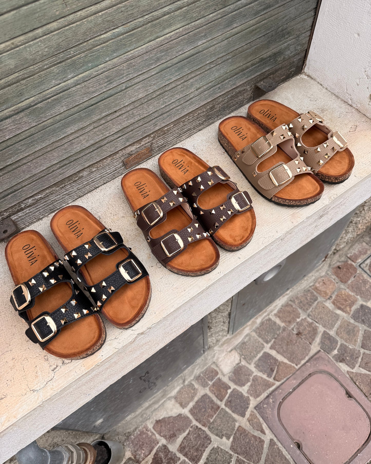 Ciabatta Rebecca Khaki