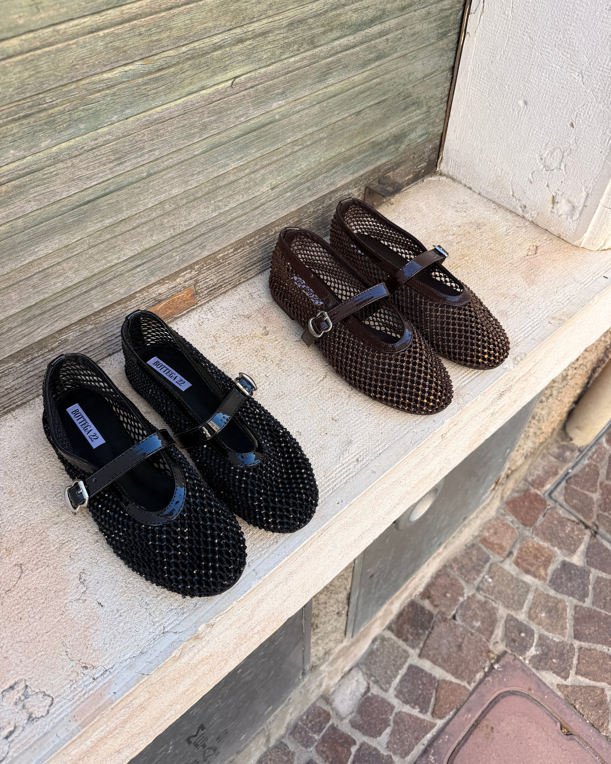 Ballerina Strass Nera