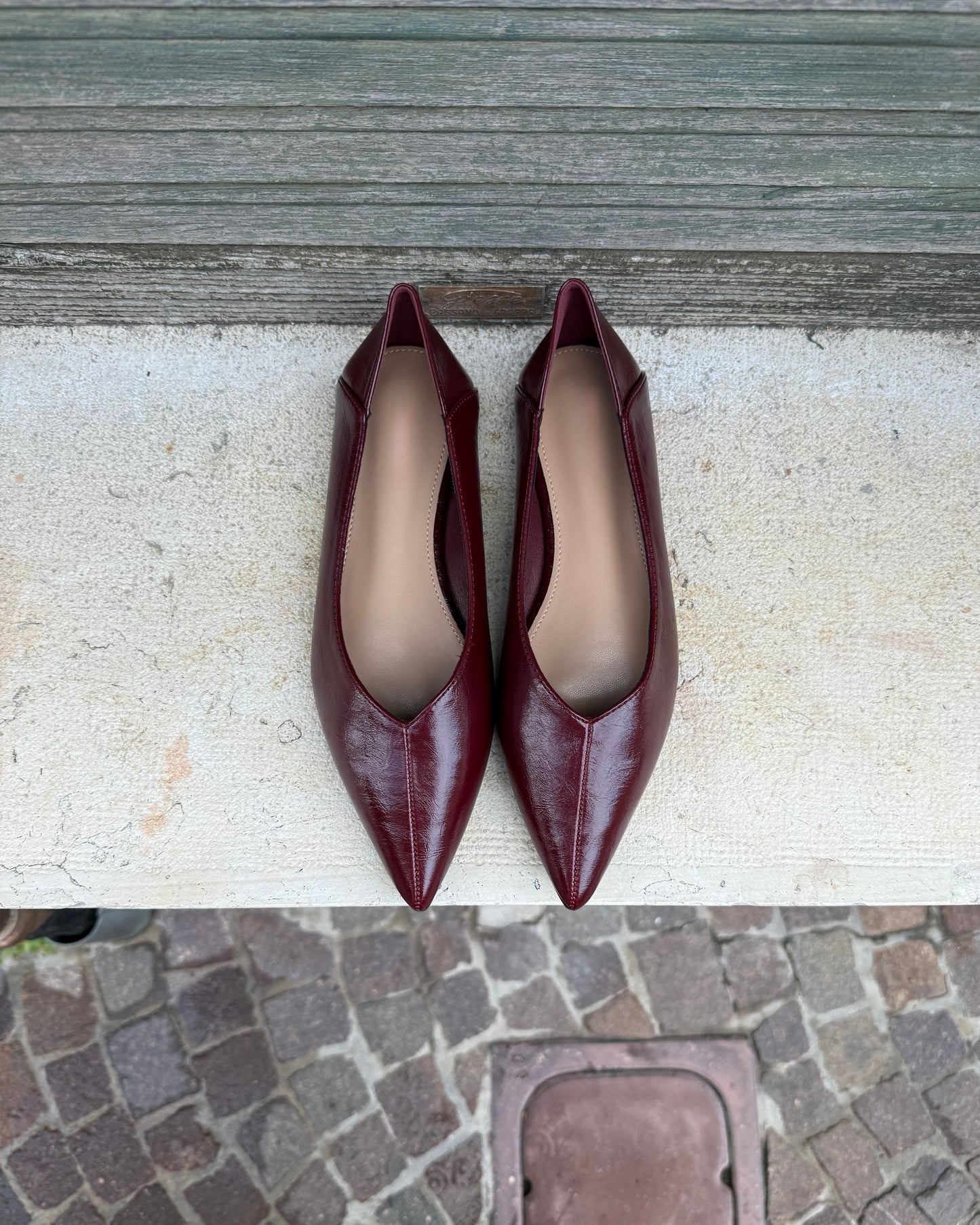 Ballerine Isabella Bordeaux