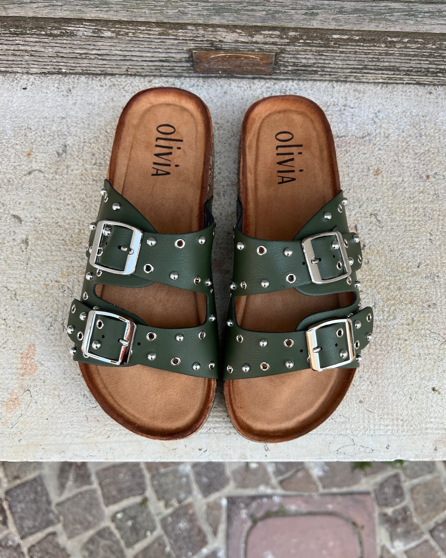 Ciabatte Olivia Verde
