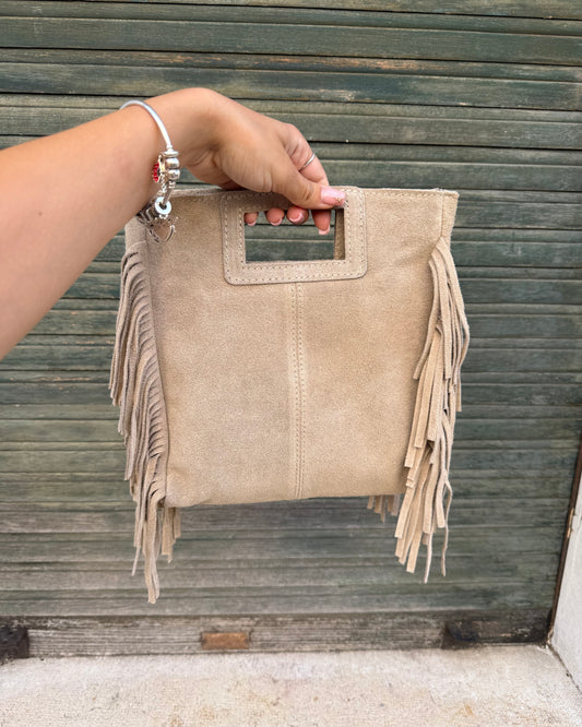 Borsa Cheyenne Vera Pelle Beige