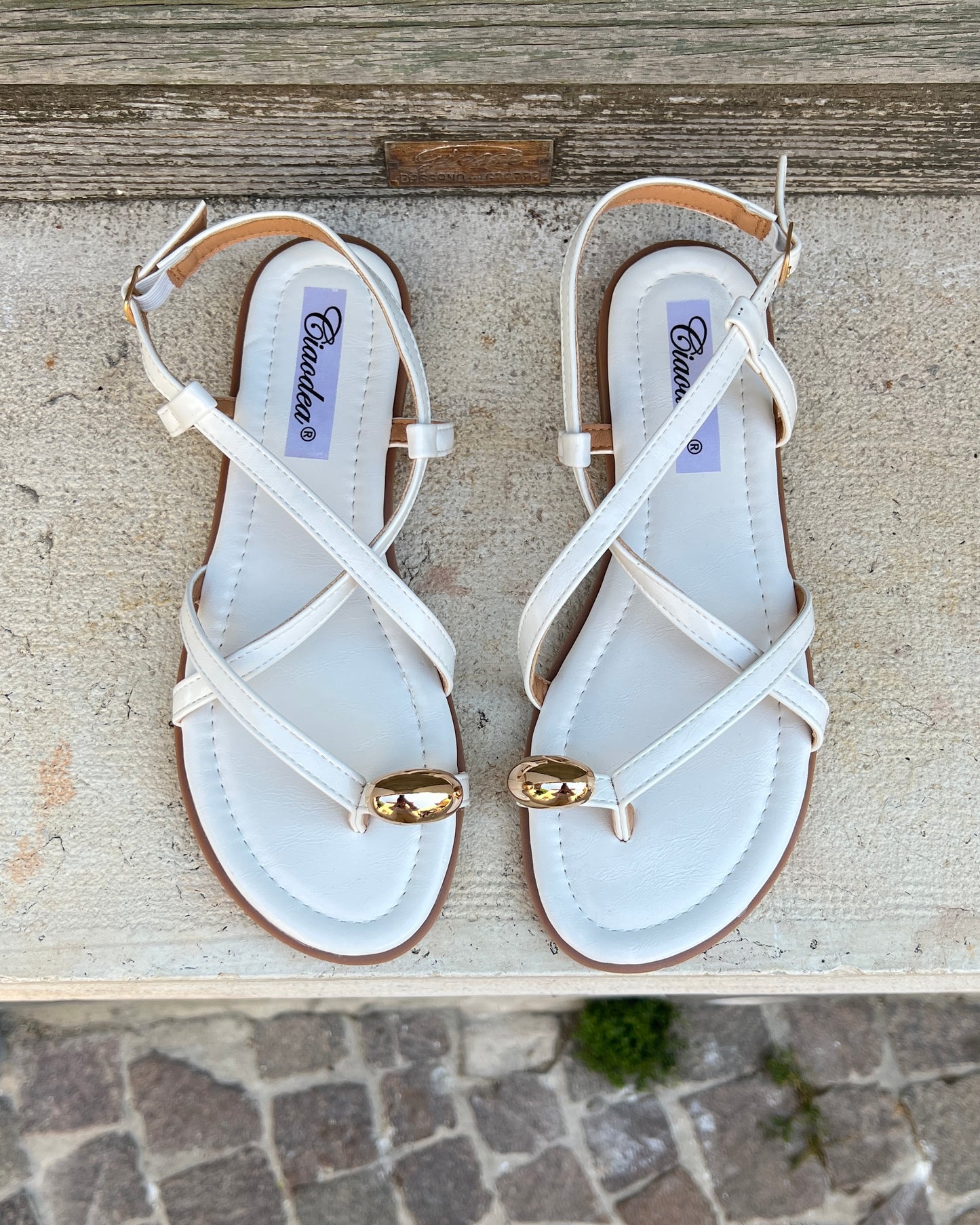 Sandalo Mykonos Bianco