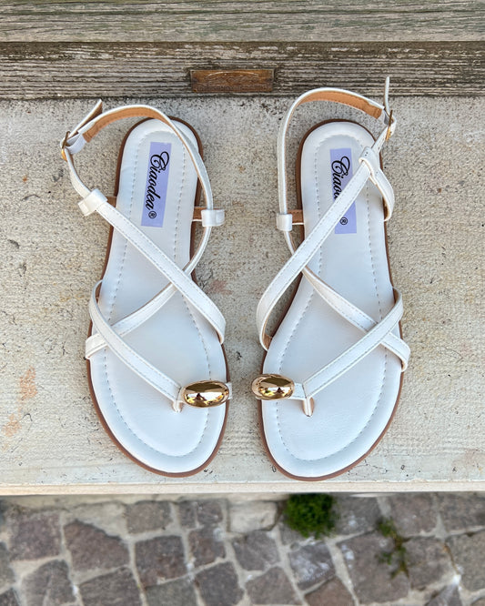 Sandalo Mykonos Bianco