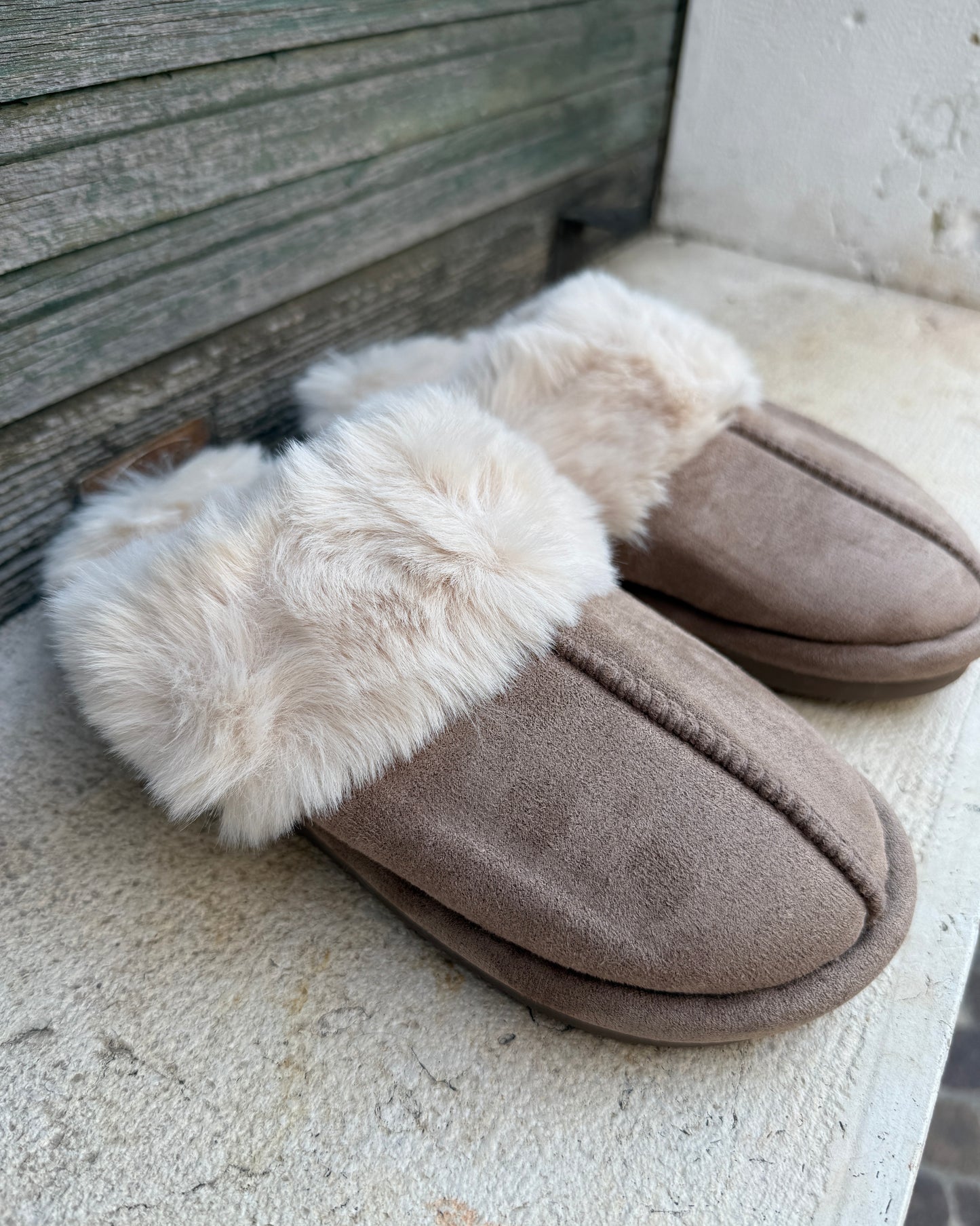 Pantofola Ottawa Taupe