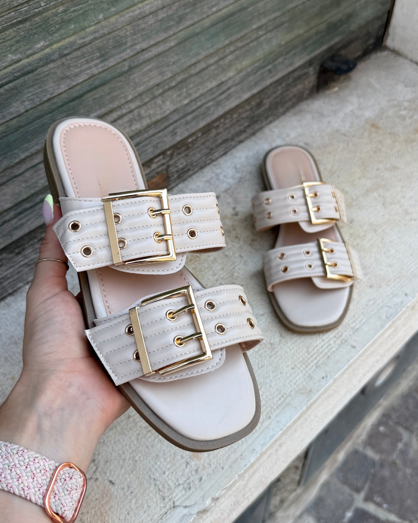 Ciabatte Caterina Beige
