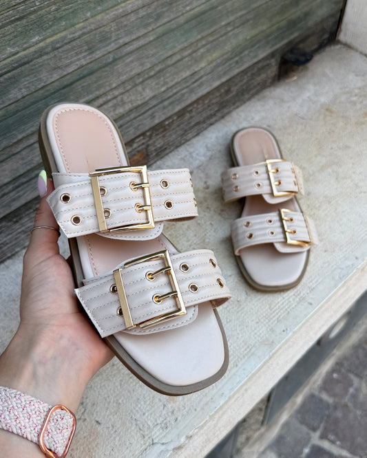 Ciabatte Caterina Beige
