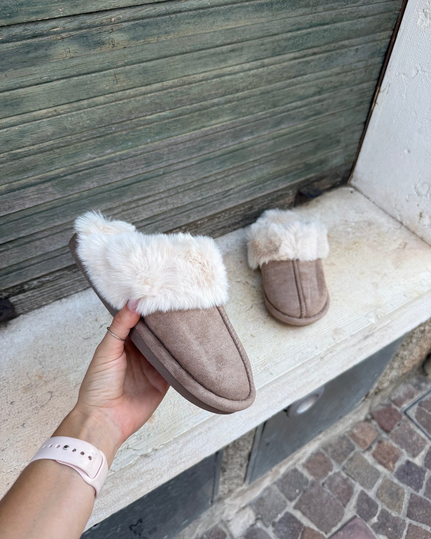 Pantofola Ottawa Taupe