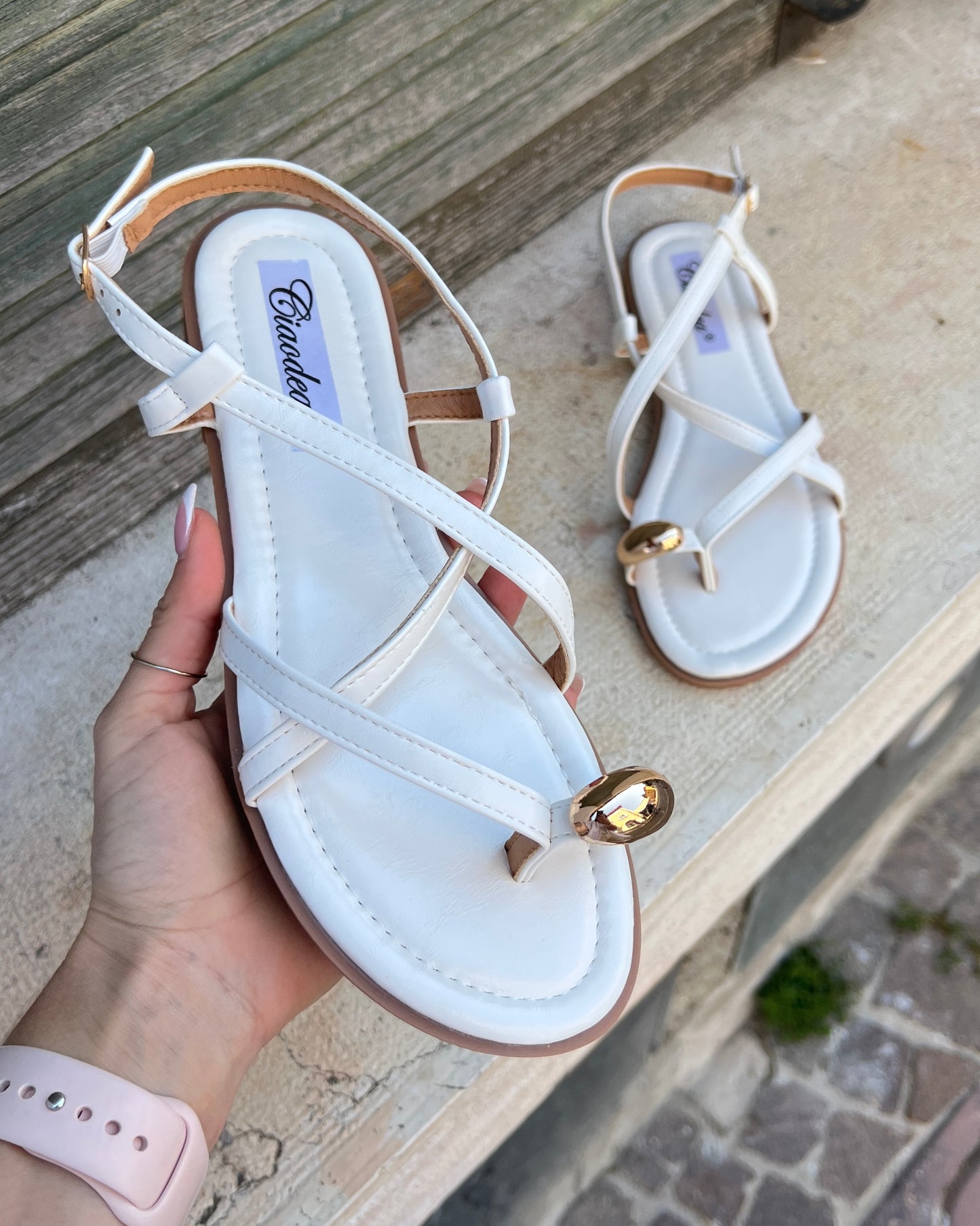 Sandalo Mykonos Bianco