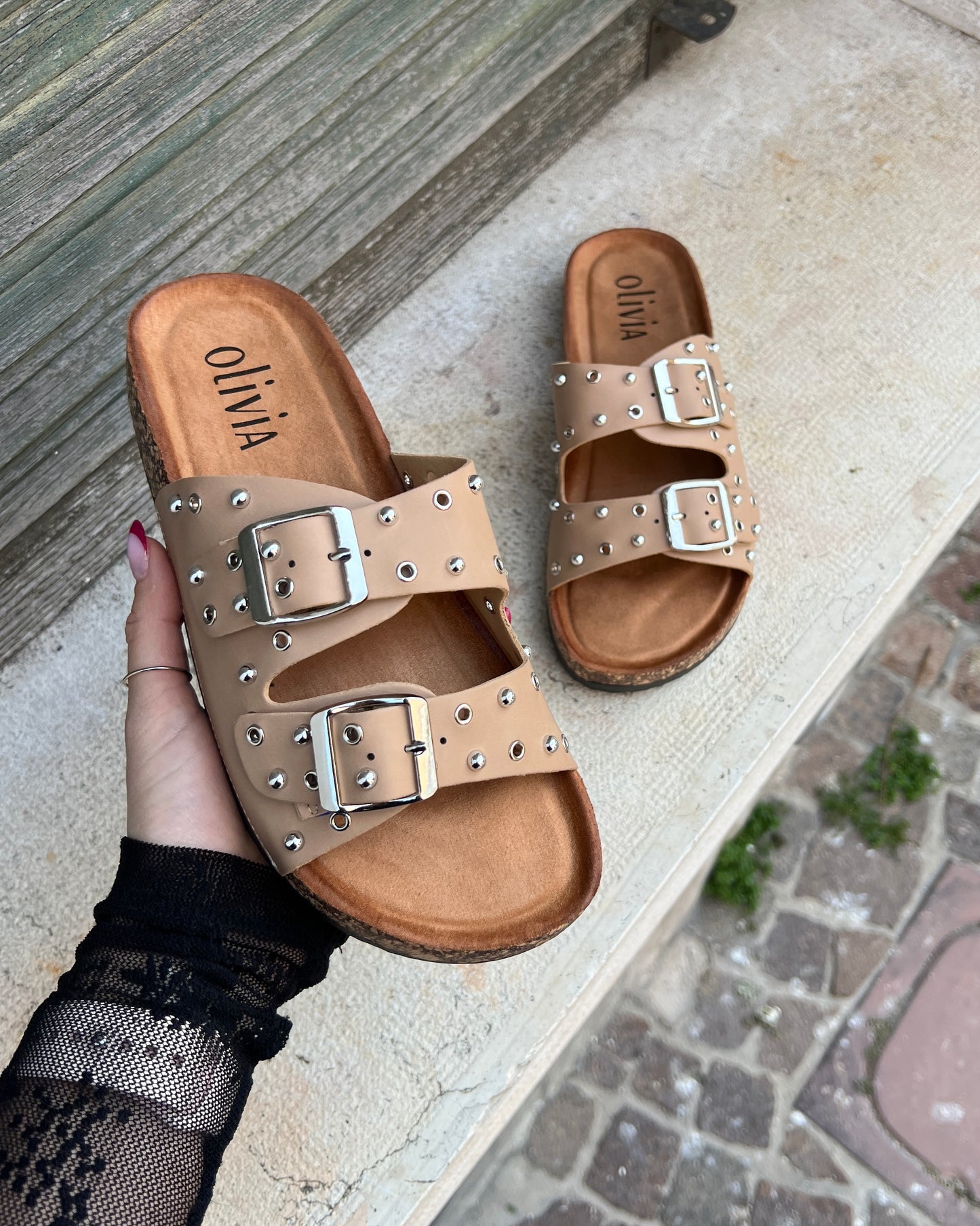 Ciabatta Olivia Beige