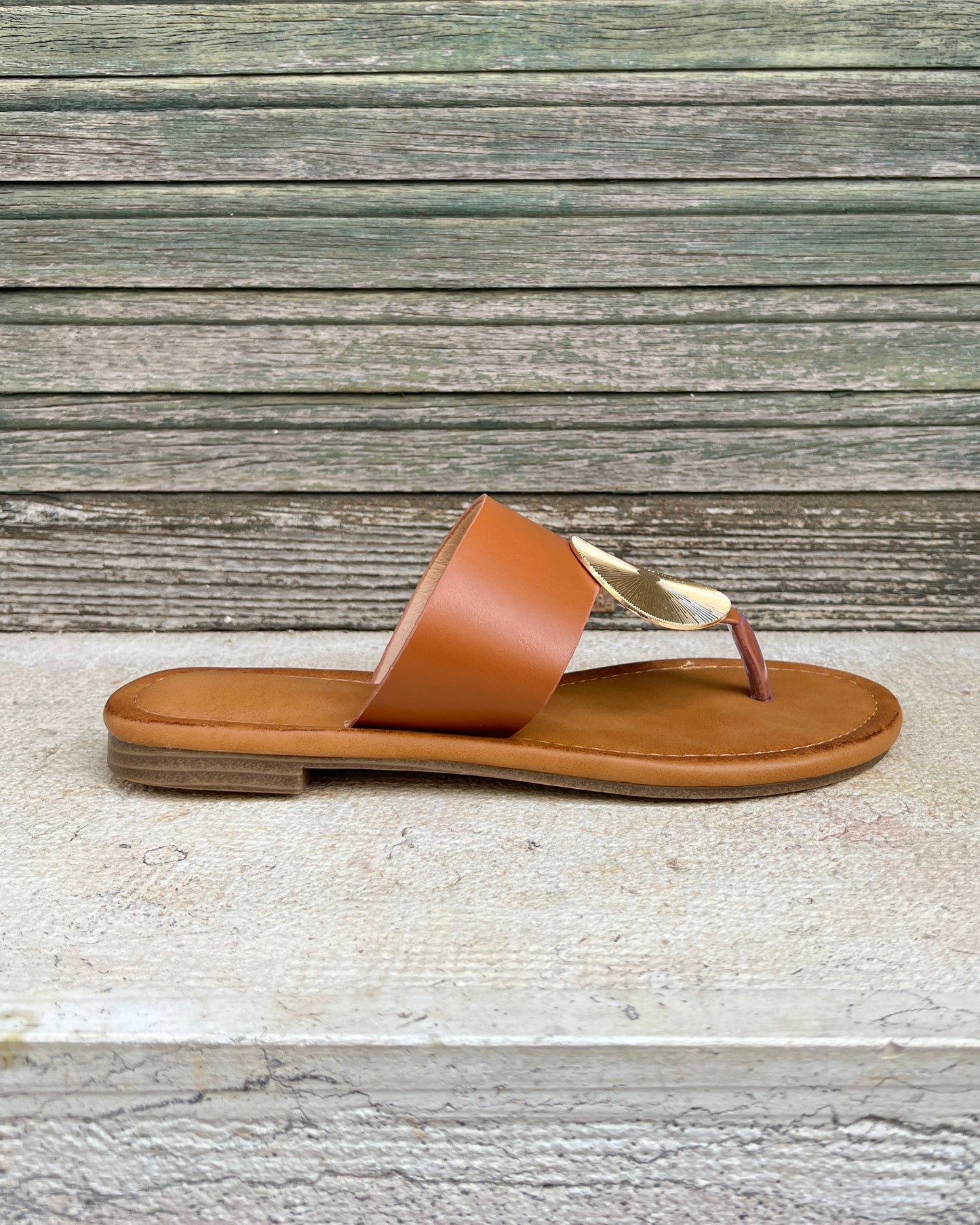 Infradito Moneta Camel