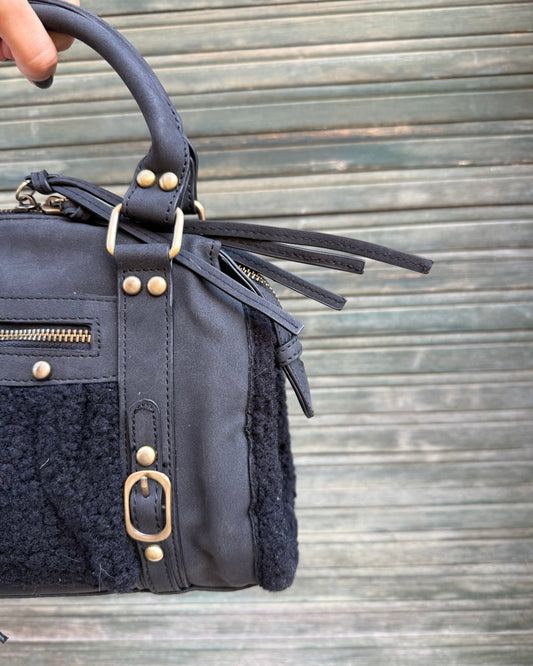Borsa Angelica Pelo Nera
