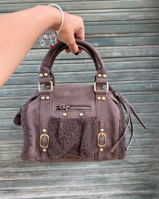 Borsa Angelica Pelo Brown