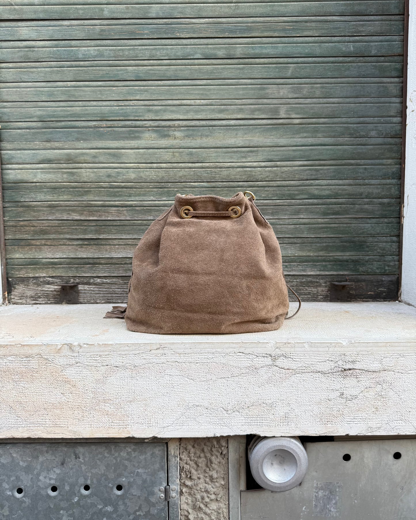Borsa Secchiello Taupe