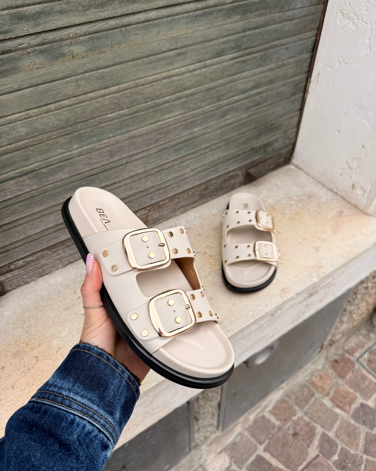 Ciabatta Veronica Beige