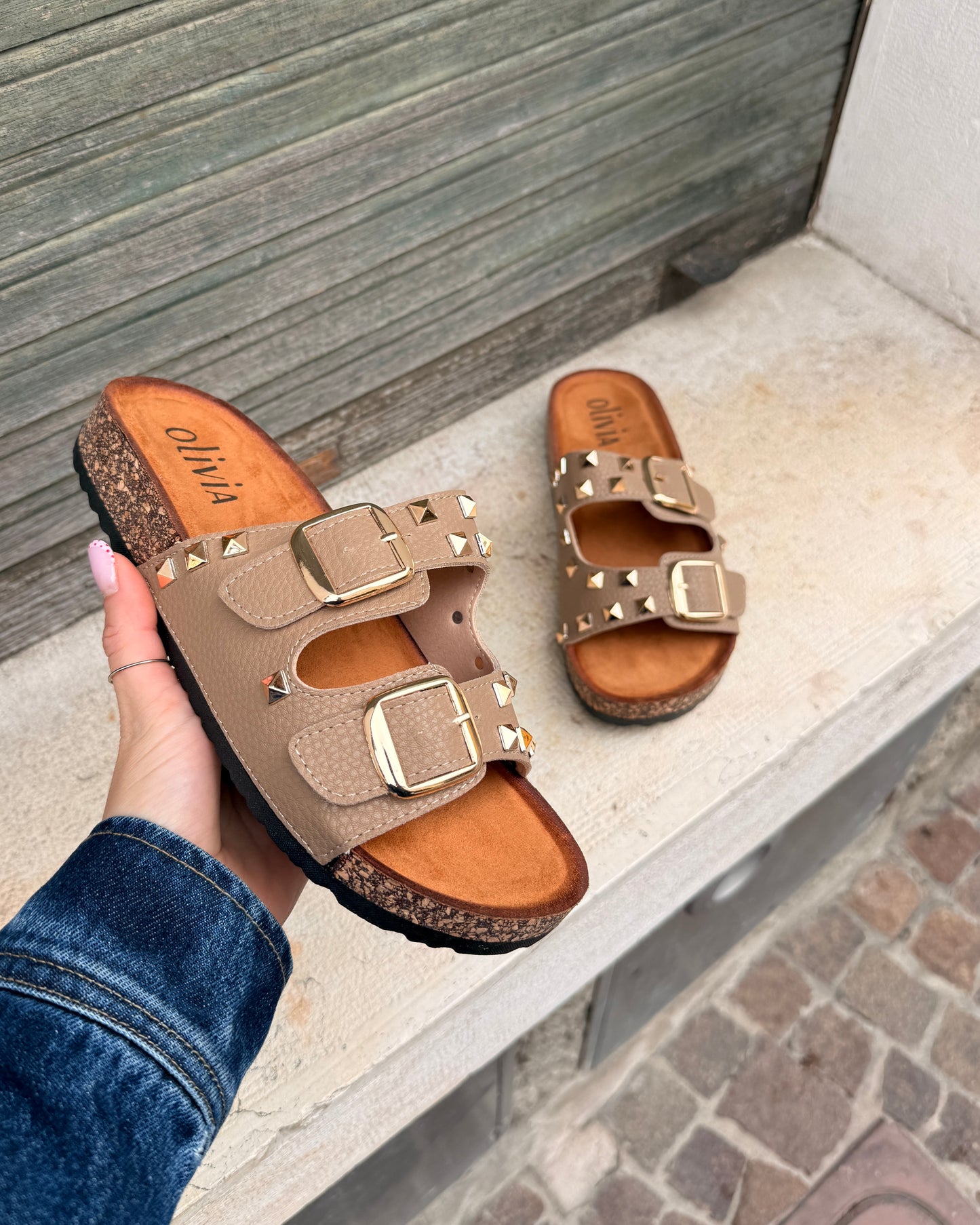 Ciabatta Rebecca Khaki