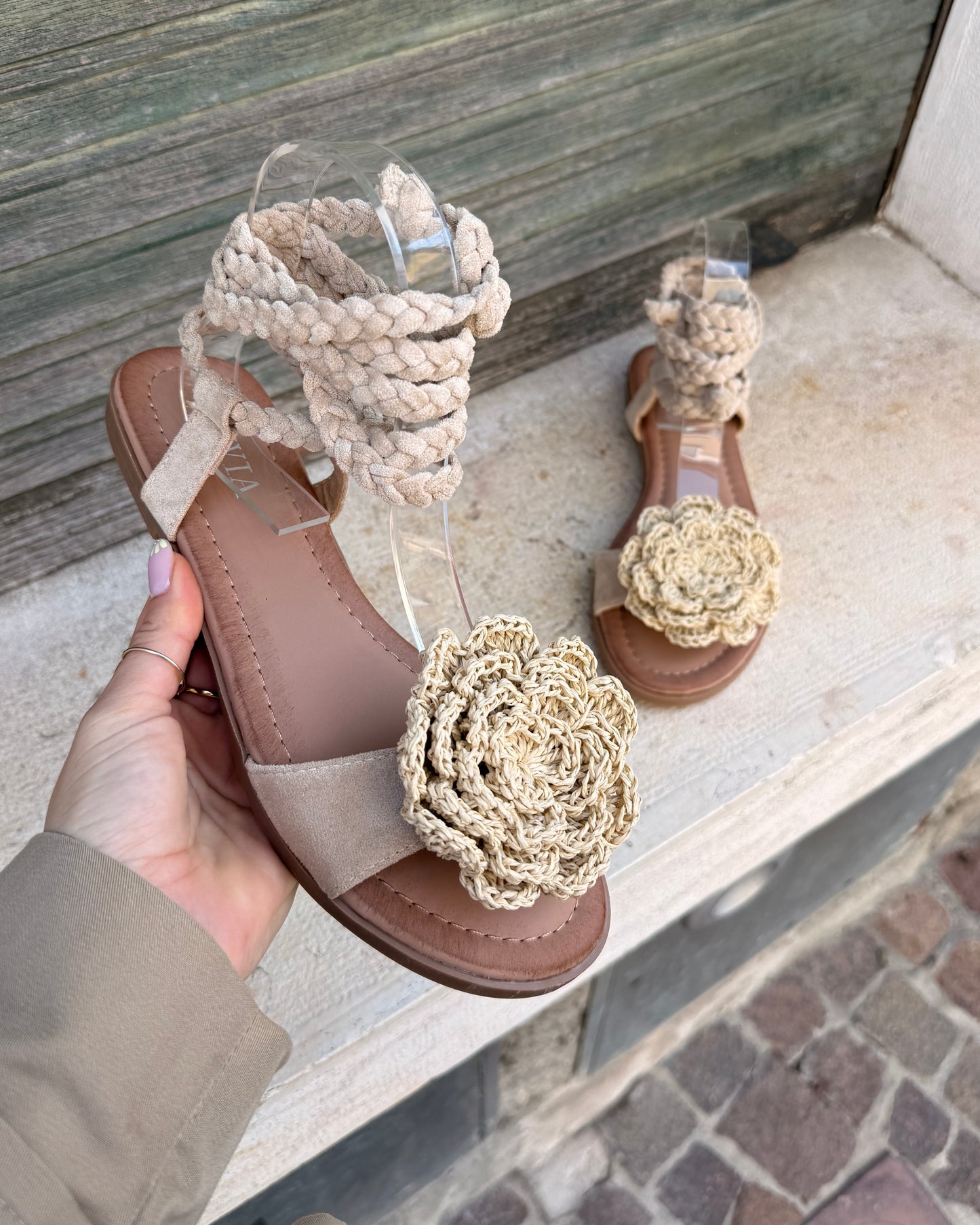 Sandalo Malaga Beige