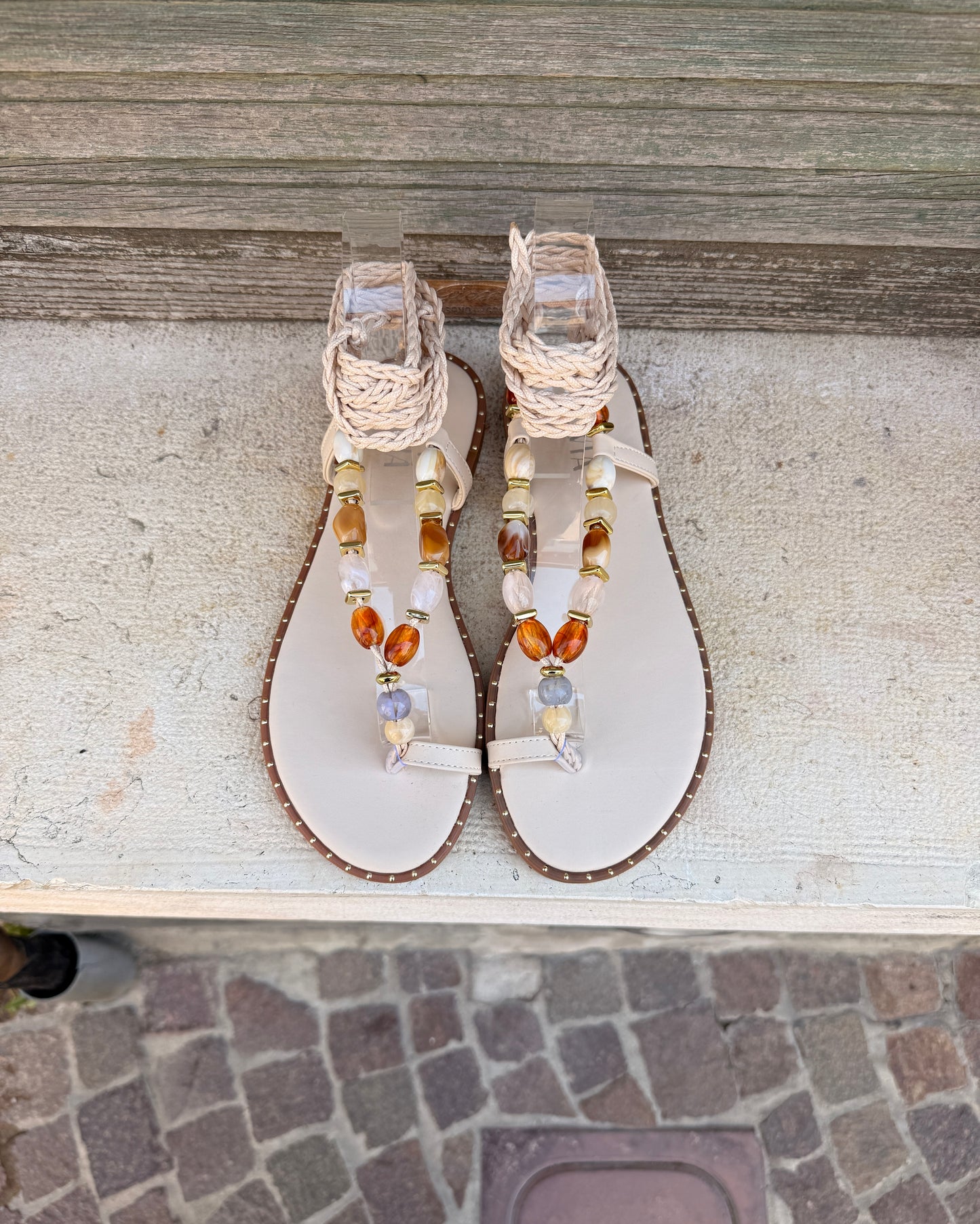 Sandalo Miriam Beige