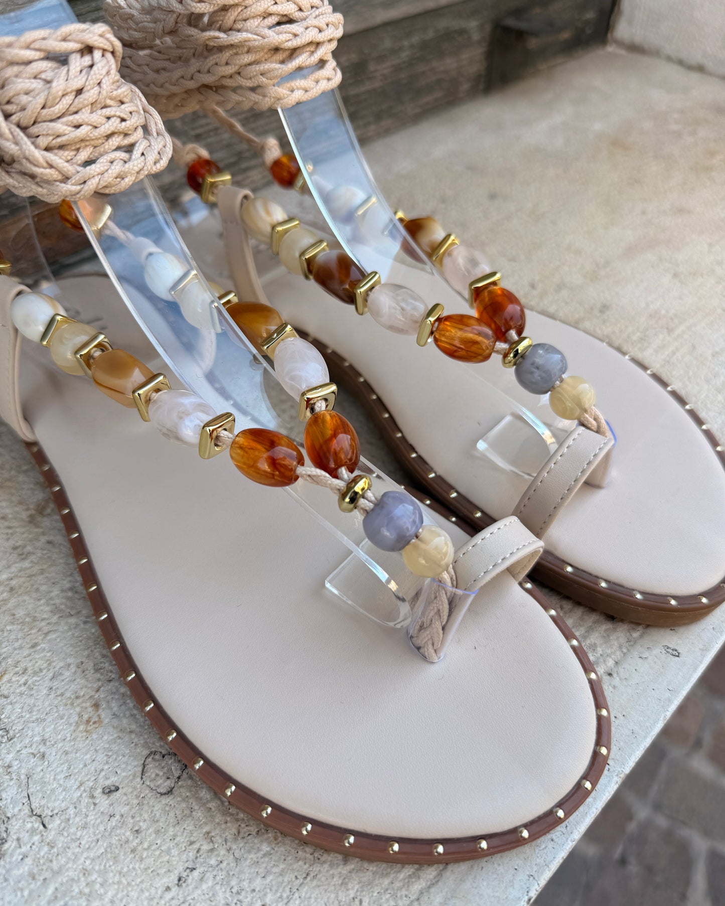 Sandalo Miriam Beige