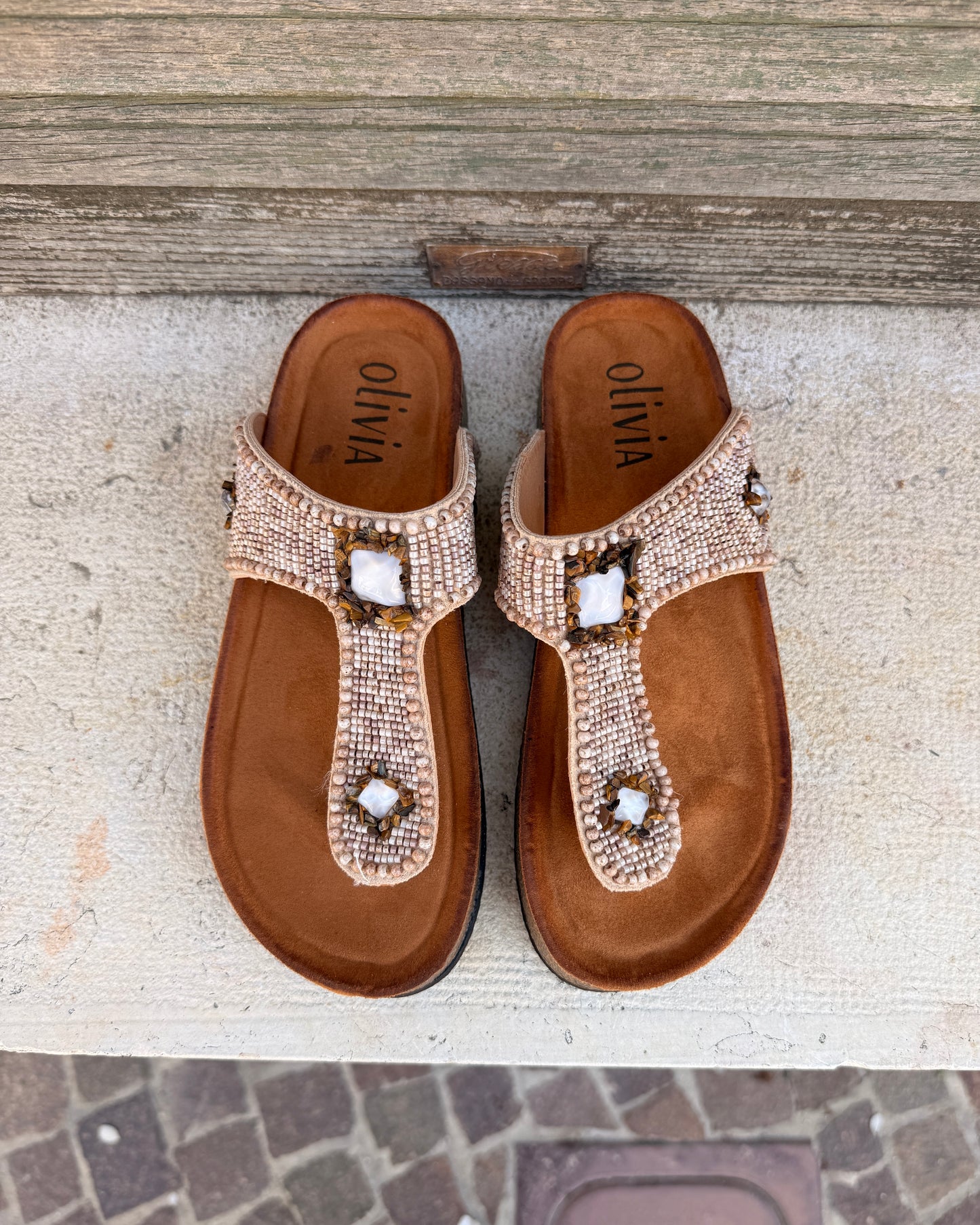 Infradito Maldive Beige