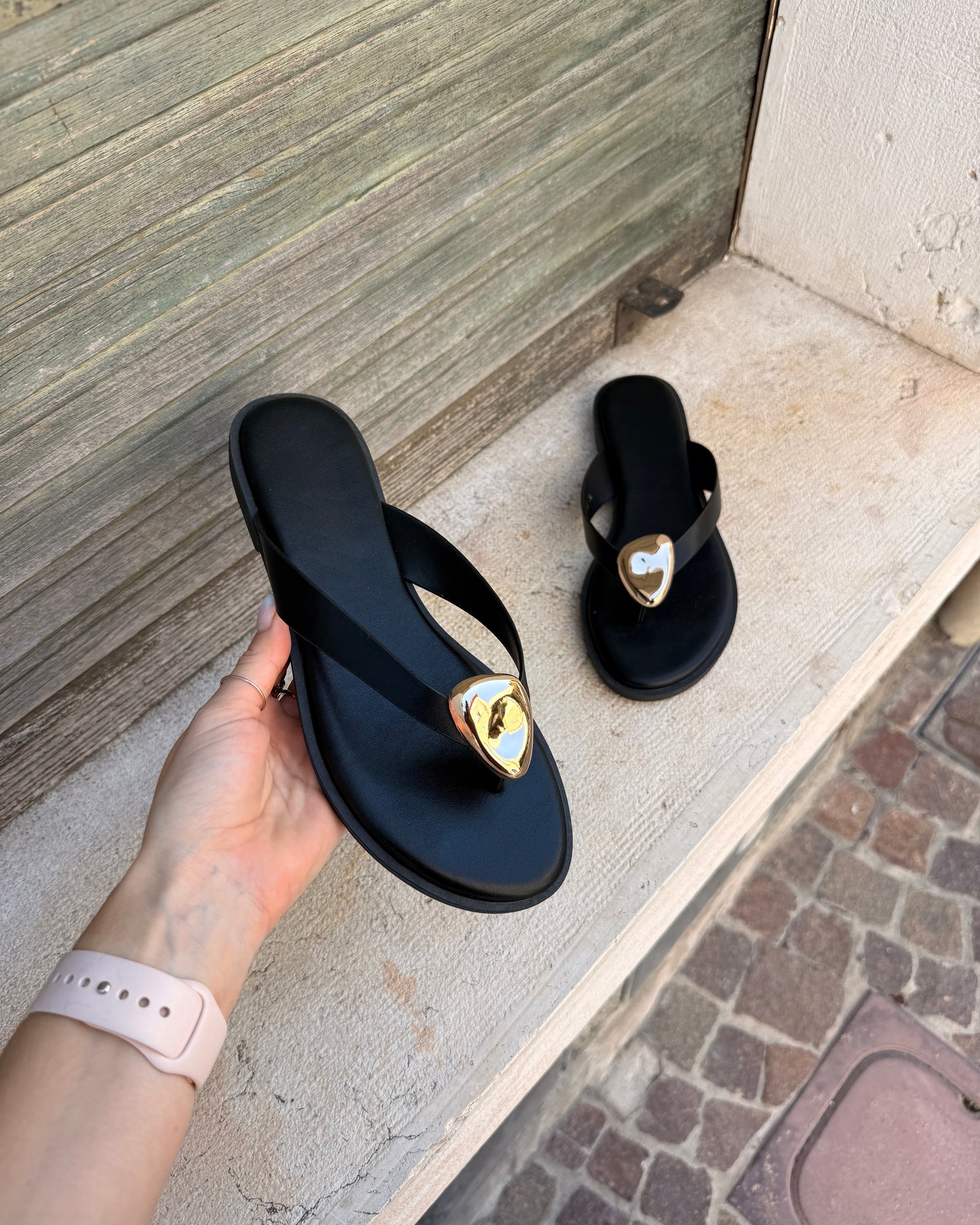 Infradito Elisa Nero