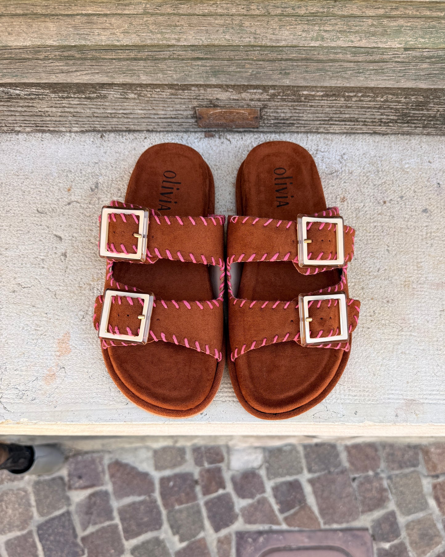 Ciabatte Zoe Camel