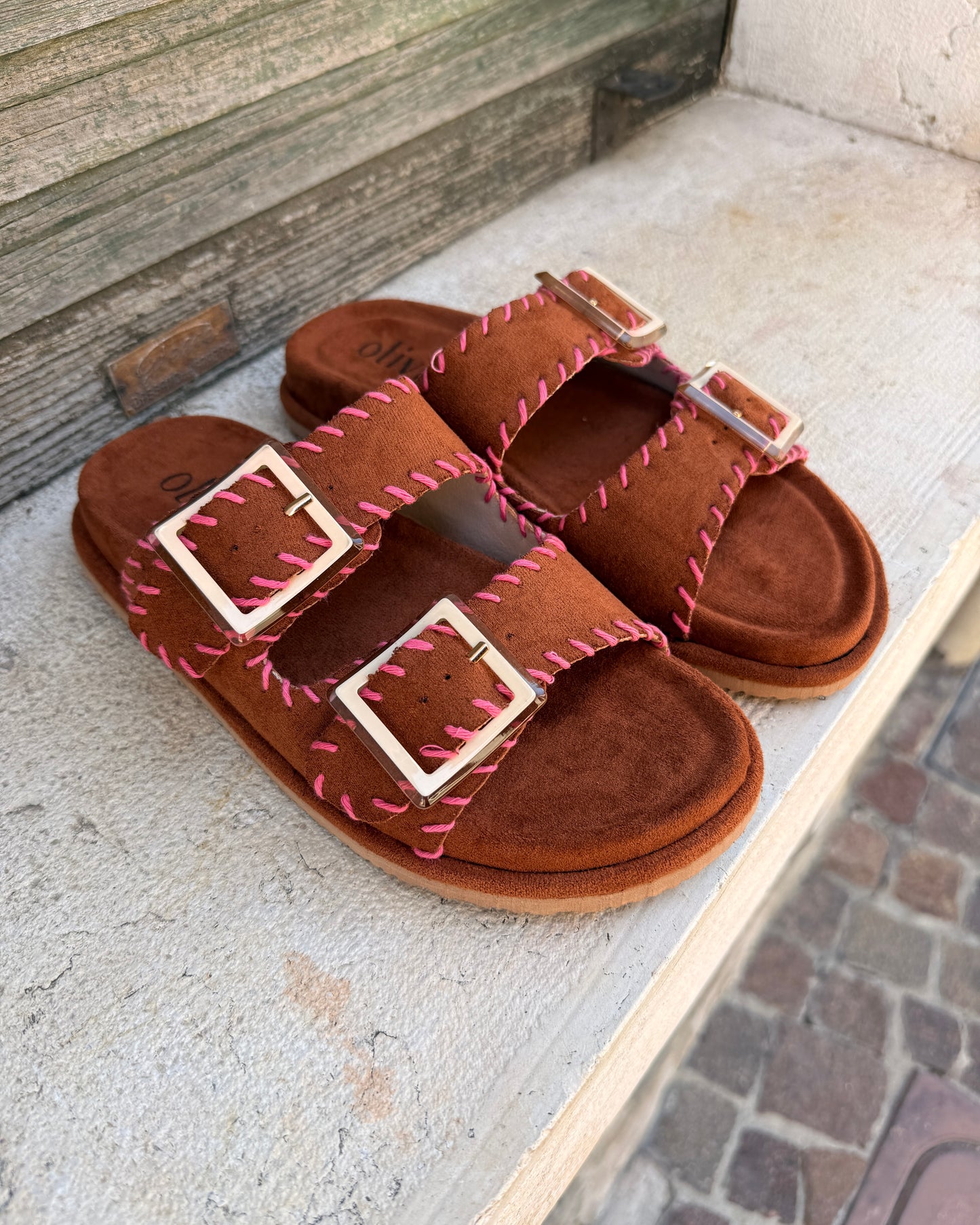 Ciabatte Zoe Camel