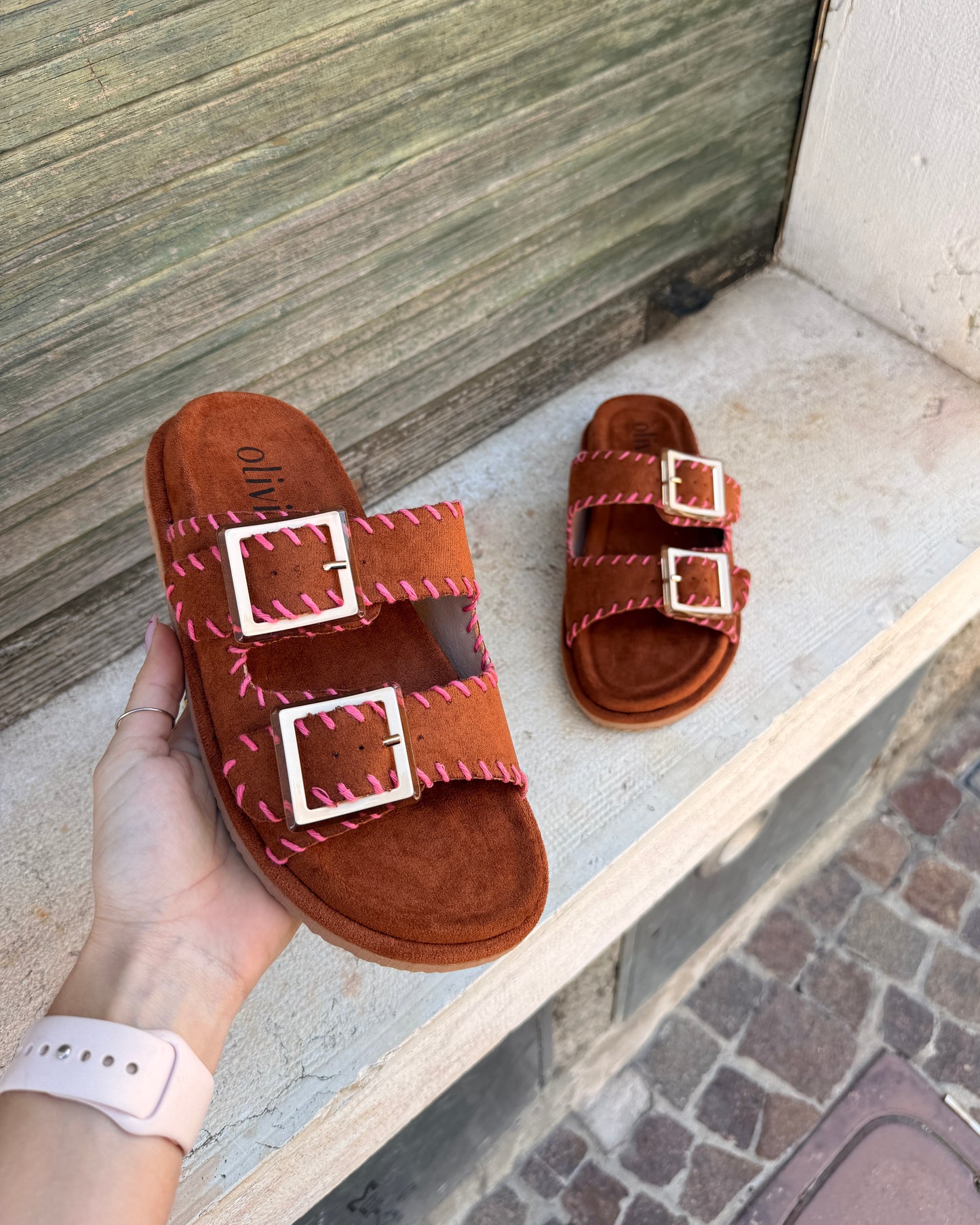 Ciabatte Zoe Camel