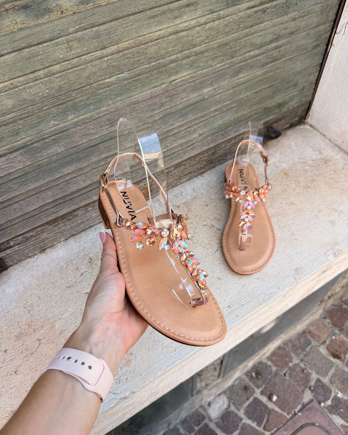 Sandalo Gioiello Rosa