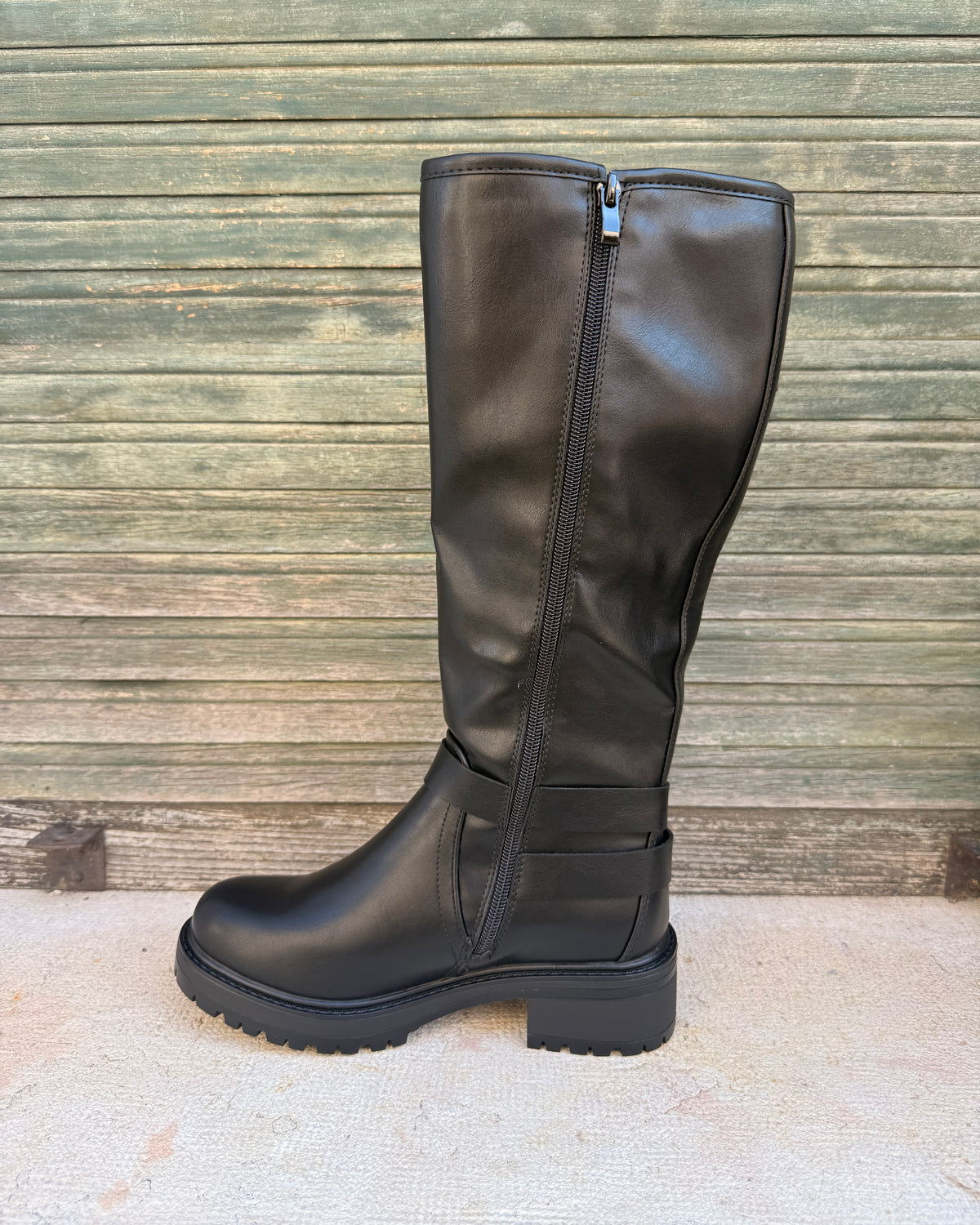 Stivale Biker Nero