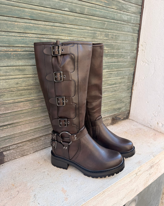 Stivale Biker Brown