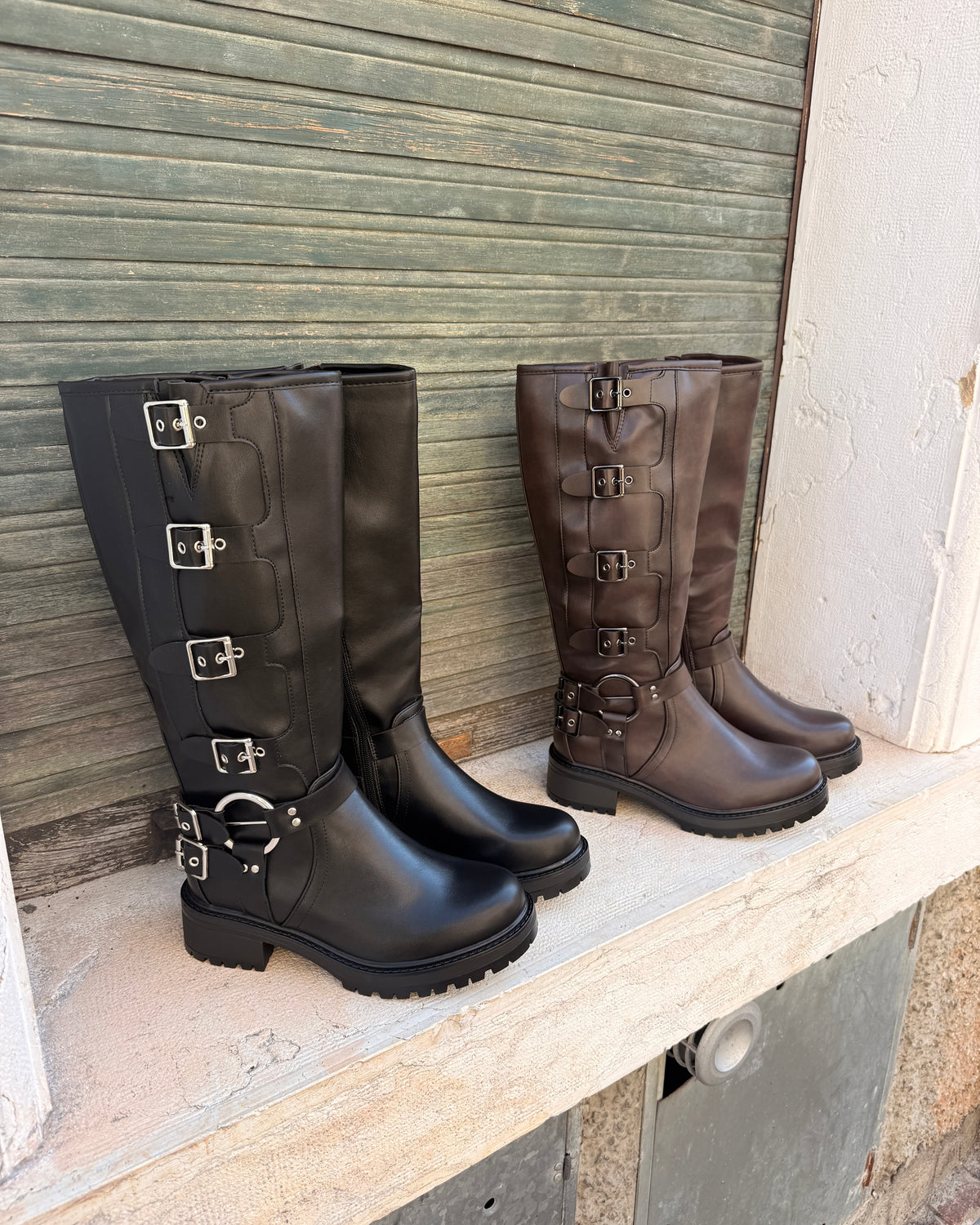 Stivale Biker Brown