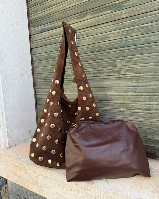 Borsa Borchie Big Brown