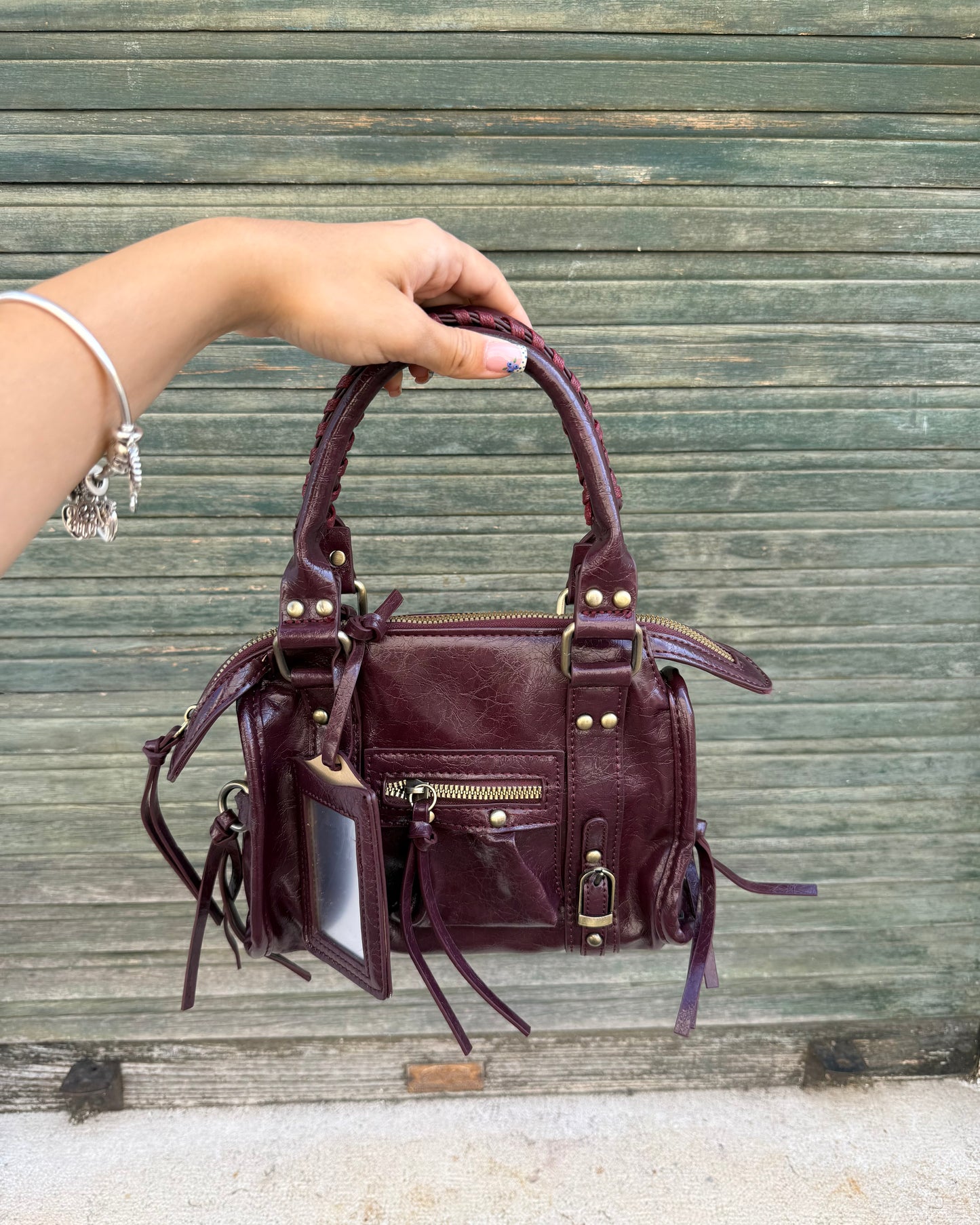 Borsa Giulia Bordeaux