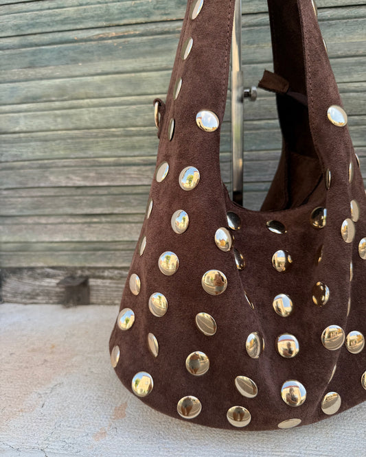 Borsa Borchie Small Brown