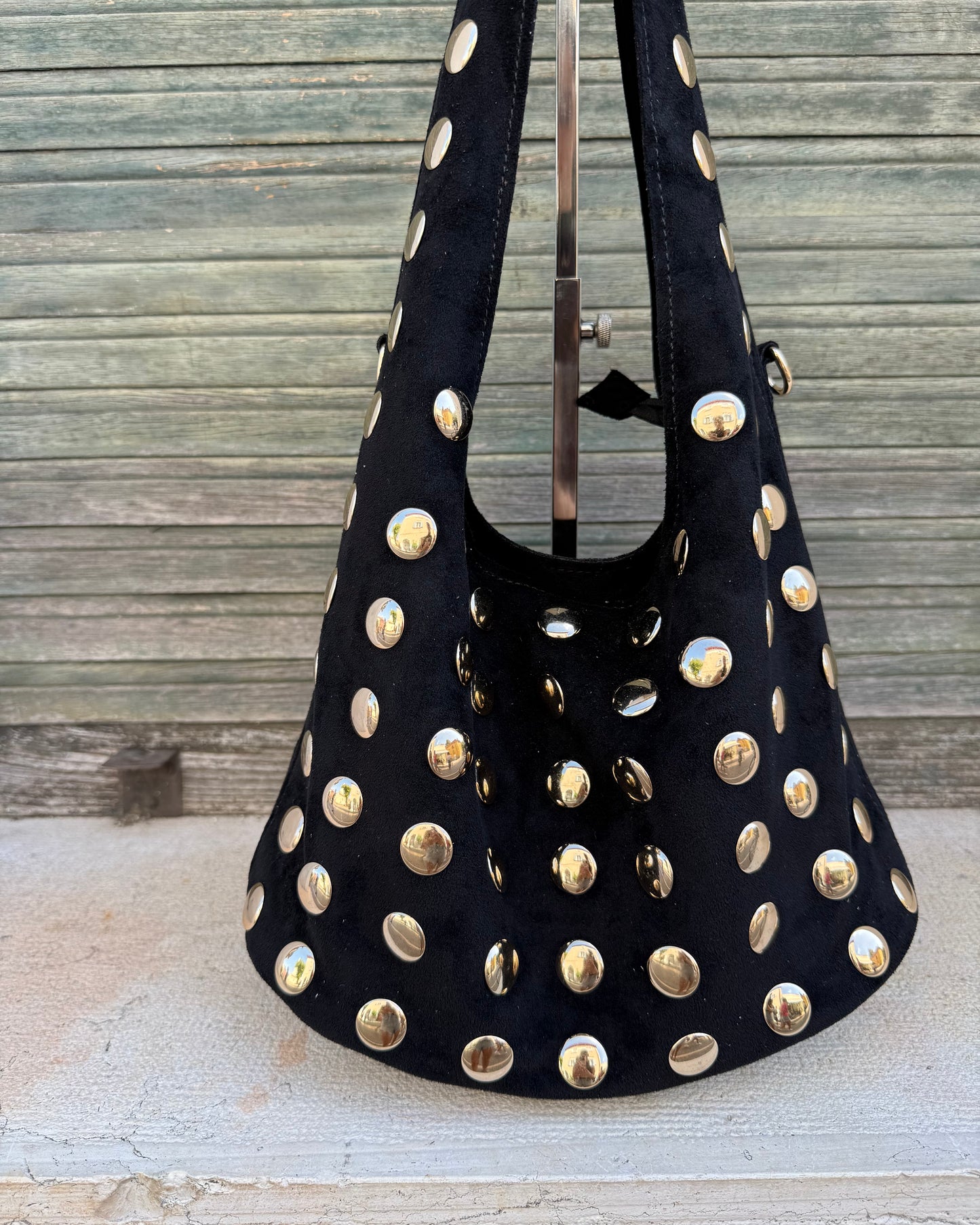 Borsa Borchie Small Nera