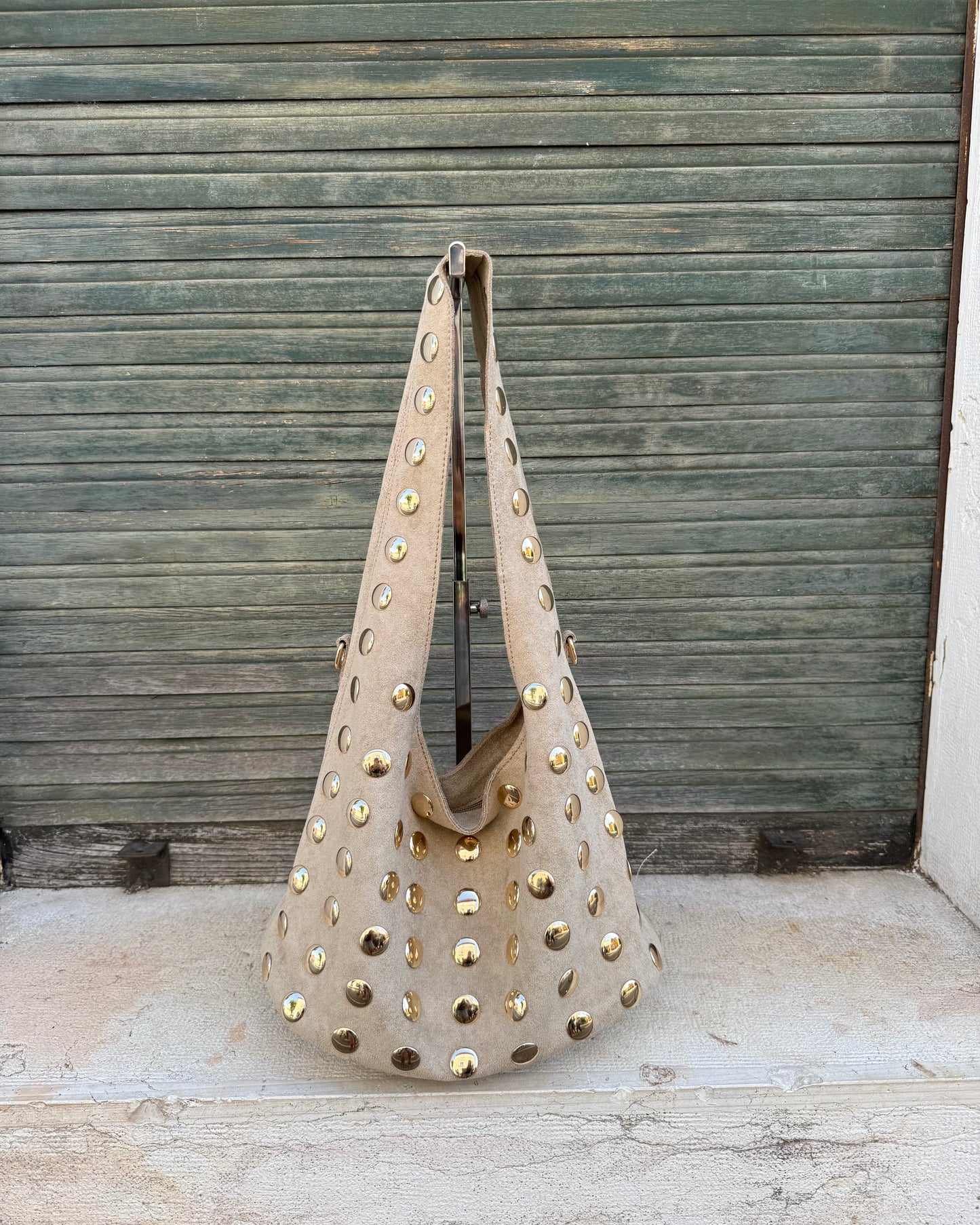 Borsa Borchie Small Beige