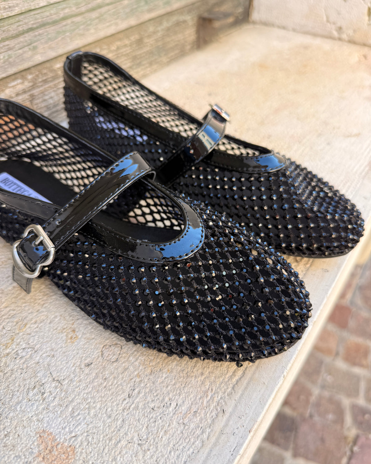 Ballerina Strass Nera
