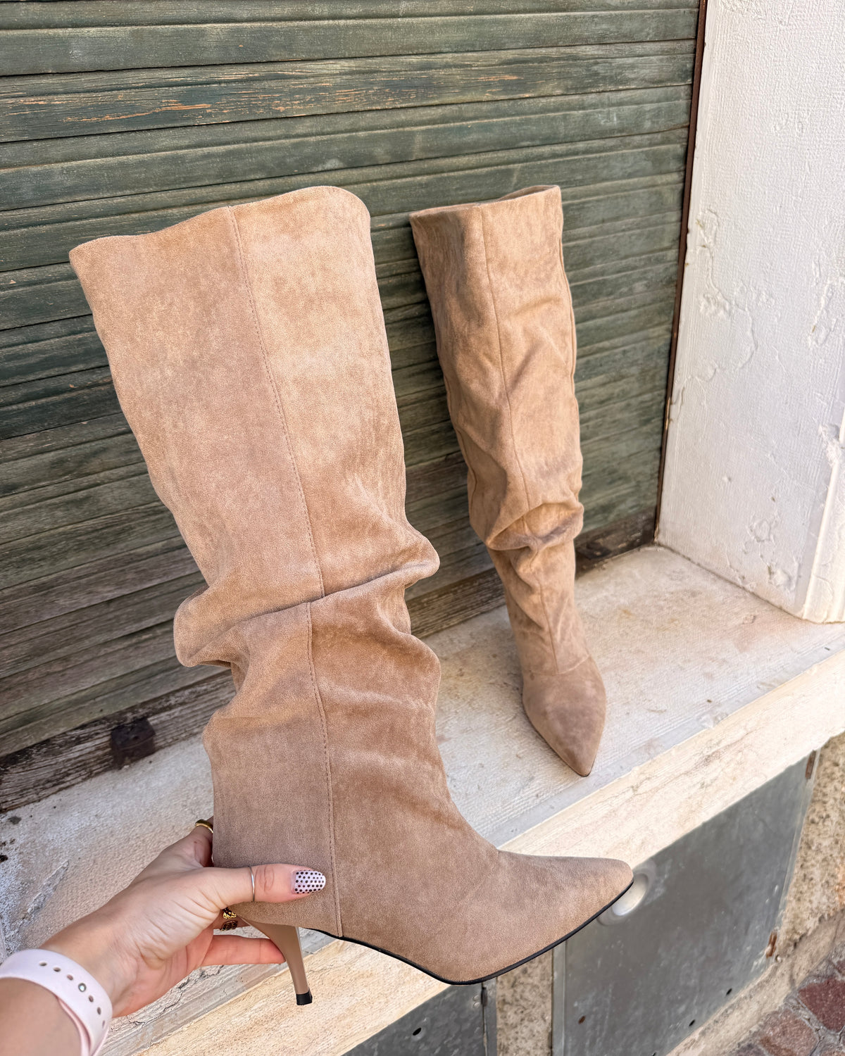 Stivale Monaco Beige