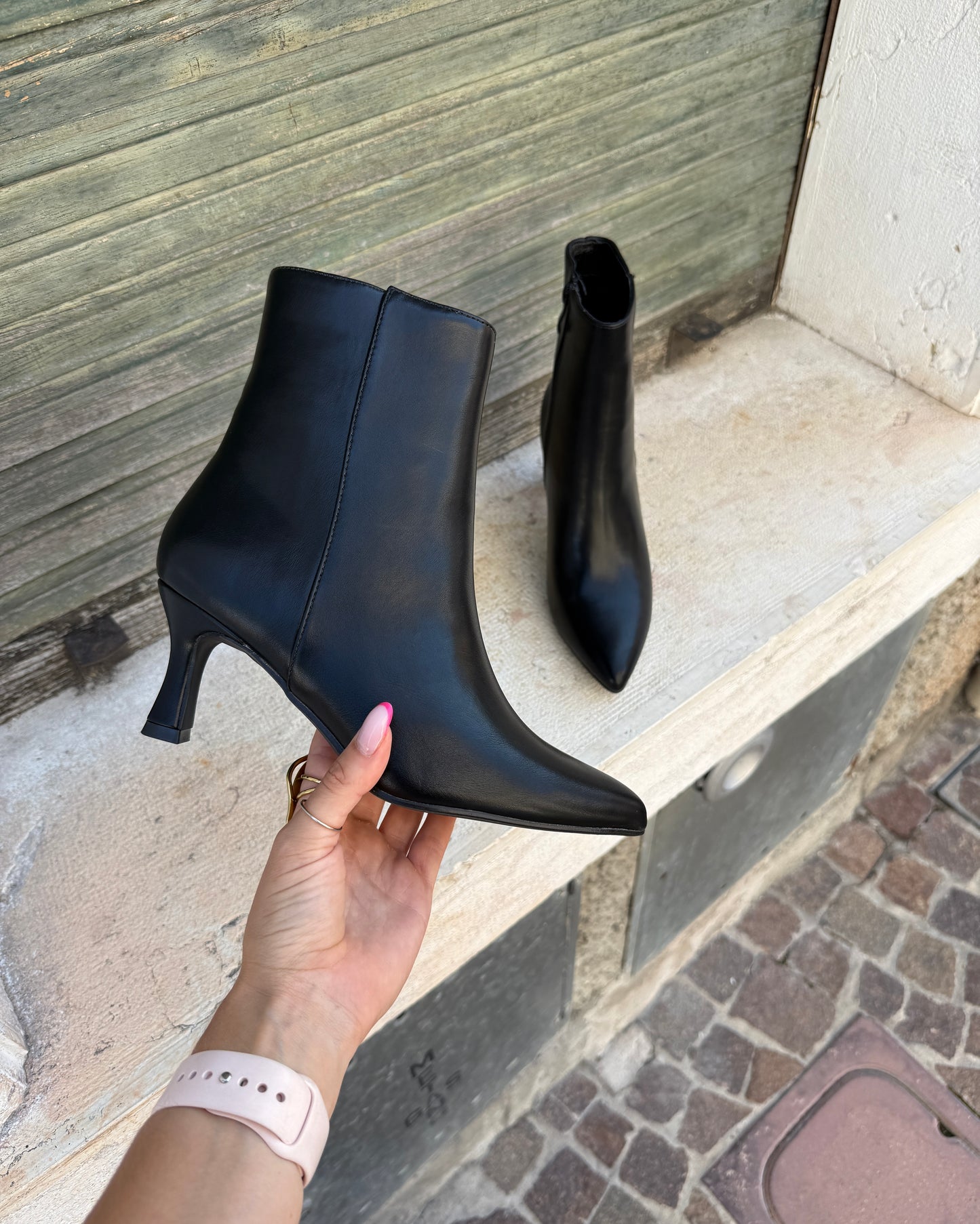 Stivaletto Monaco Basso Nero