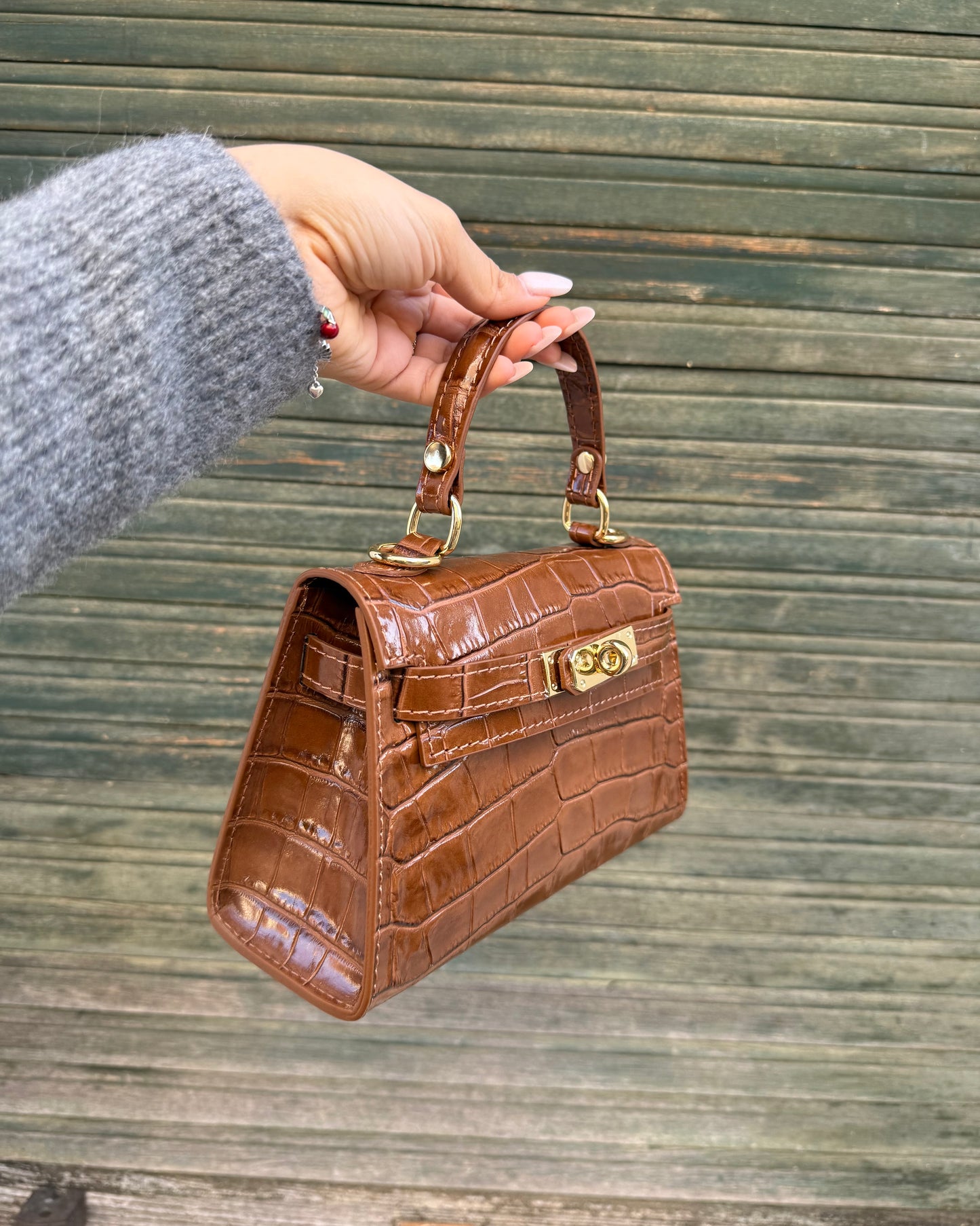 Borsa Scarlet Camel