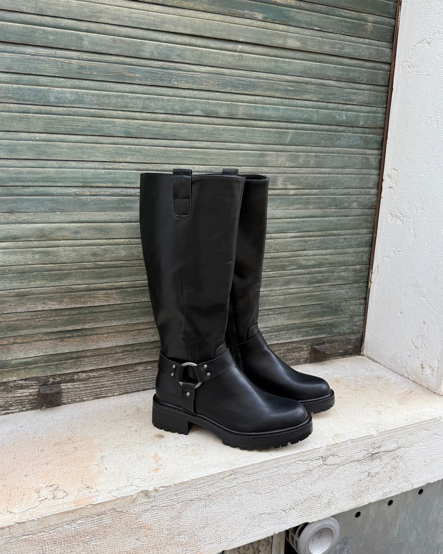 Stivale Biker Nero