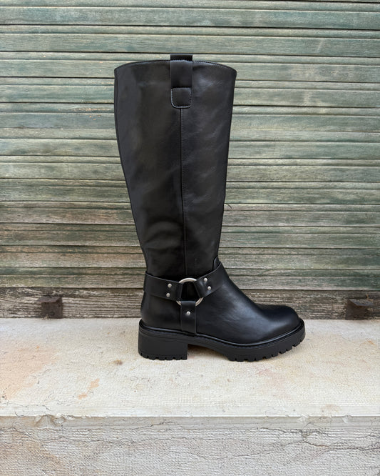 Stivale Biker Nero